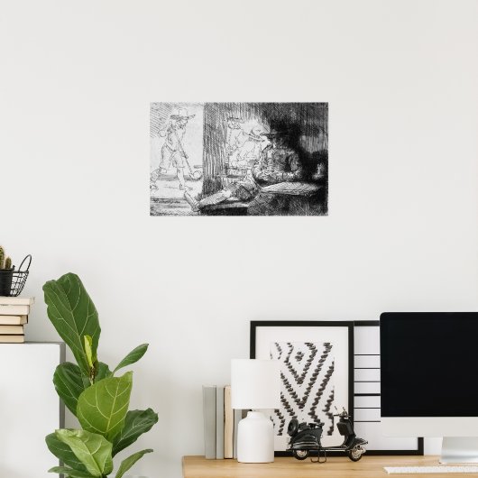 Poster Jeu Kolf, 1654 (Bureau à domicile)