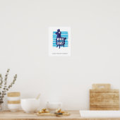 Poster Jeu Llama où nous atterrissons garçons Ados graphi (Cuisine)