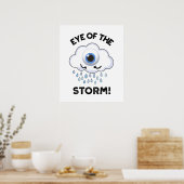 Poster Jeu Météo Drôle De L'Oeil De La Tempête (Cuisine)