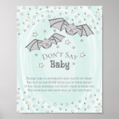 Poster Jeu Ne dis pas Bébé Chauve-Souris Bébé Menthe (Devant)