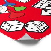 Poster jeu Nuit, Jeux de société et jeux de mots (Coin)