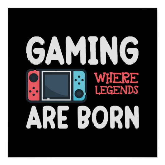 Poster jeu où naissent des légendes (Devant)