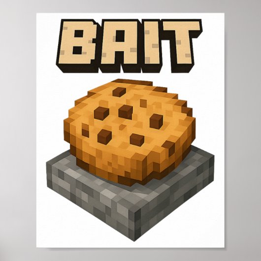Poster Jeu Pixel Cookie Trap (Devant)