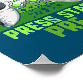 Poster Jeu Pré k Toddler Vidéo Gamer Enfants Retour À (Coin)