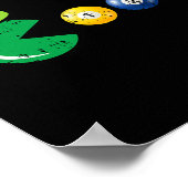 Poster Jeu Rétro Billard St Patricks Day  (Coin)