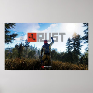 Poster Jeu rouille Facepunch Logo Jeu