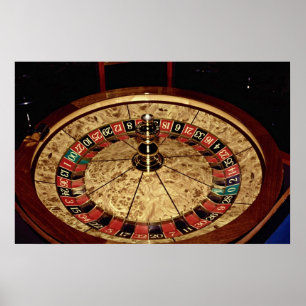 Poster Jeu, roulette