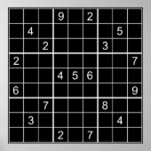 Poster Jeu Sudoku (Devant)