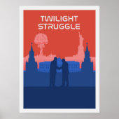 Poster Jeu Twilight Strggle minimaliste Voyage (Devant)
