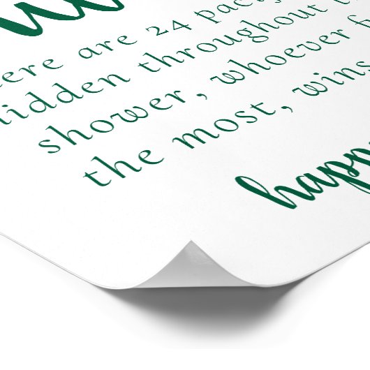 Poster Jeu vert simple | Dark Hunter Jeu de chasse person (Coin)