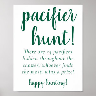 Poster Jeu vert simple Dark Hunter Jeu de chasse person