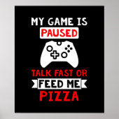 Poster jeu vidéo amusant (Devant)