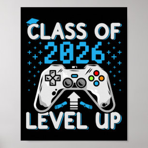 Poster Jeu vidéo de fin d'études 2026 Cl de 2026 Joueur