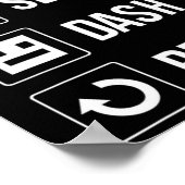 Poster Jeu vidéo de géométrie Sleep Dash Repeat Joueur  (Coin)