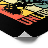 Poster Jeu vidéo déverrouillé de 5e année Retour à (Coin)