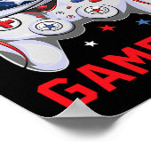 Poster Jeu vidéo du 4 juillet Drapeau américain Oncle Sam (Coin)