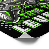 Poster Jeu Vidéo Jeu Anniversaire Fête Garçon (Coin)