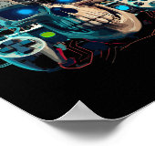 Poster Jeu Vidéo Joueur Amorphous Créature Crâne Jeu C (Coin)