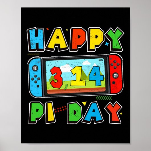 Poster Jeu Vidéo Jour Jeu Jeu Jeu Math Enseignant Enfants (Devant)