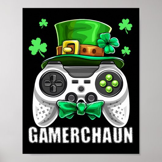 Poster Jeu vidéo Leprechaun Costume St. Patrick's Day Ki (Devant)