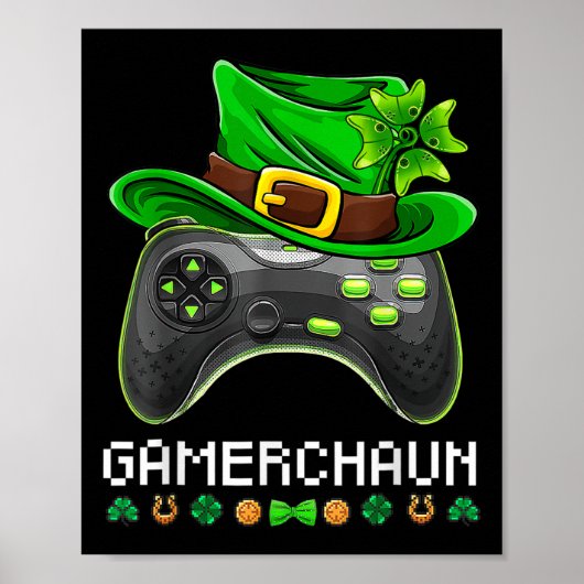 Poster Jeu vidéo Leprechaun Jour de la Saint Patrick Game (Devant)