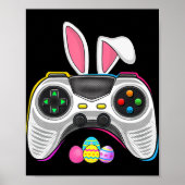 Poster Jeu Vidéo Oeufs Bunny Costume Pâques Garçons Enfan (Devant)
