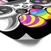 Poster Jeu Vidéo Oeufs Bunny Costume Pâques Garçons Enfan (Coin)