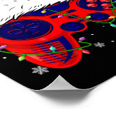 Poster Jeu vidéo Santa Hat Amusants Noël PJ's Lights Boys (Coin)