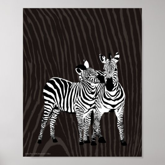 Poster Jeu Zebra (Devant)