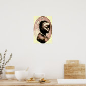 Poster Jeune Africaine Yuli Ikelemba fille croix Hatch ar (Cuisine)