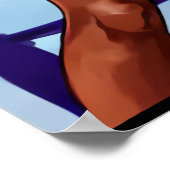 Poster Jeune boxeur afro-américain | Art AI (Coin)