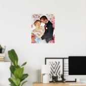 Poster Jeune couple en tenue formelle (Bureau à domicile)