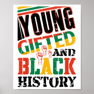 Poster Jeune doué et histoire des Noirs