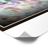 Poster Jeune Empreinte de léopard noir (Coin)