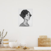 Poster Jeune femme (Cuisine)