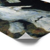 Poster Jeune femme au piano de Renoir (Coin)