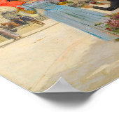 Poster Jeune femme avec parapluie | Victor Gabriel Gilber (Coin)