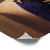 Poster Jeune femme avec un lanceur d'eau (Coin)