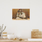 Poster Jeune Femme De Tunisie 1910 (Cuisine)