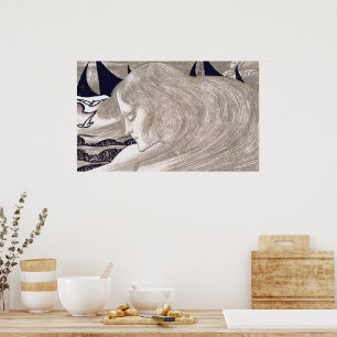 Poster Jeune femme par Jan Toorop