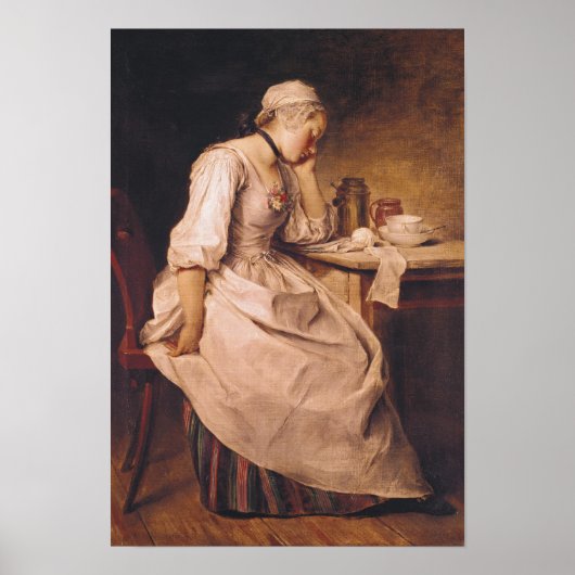 Poster Jeune femme qui dort (Devant)