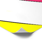 Poster jeune fille à bulle (Coin)