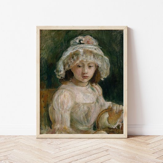Poster Jeune fille avec Casquette | Berthe Morisot