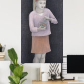 Poster Jeune fille avec des douceurs 2007 (Bureau à domicile)