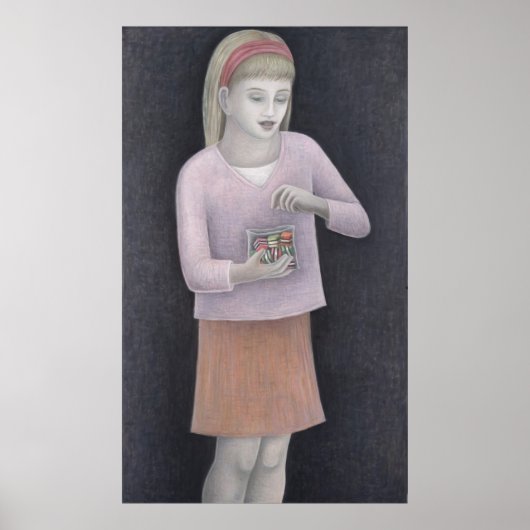 Poster Jeune fille avec des douceurs 2007 (Devant)