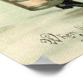 Poster Jeune fille avec Holly et Lantern (Coin)