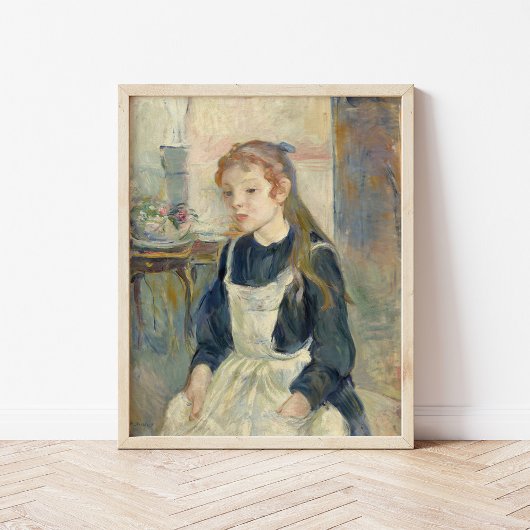 Poster Jeune fille avec tablier | Berthe Morisot