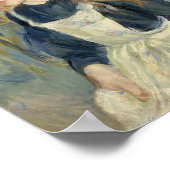 Poster Jeune fille avec tablier | Berthe Morisot (Coin)