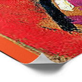 Poster Jeune fille avec un Casquette à fleurs par Alexi J (Coin)