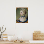 Poster Jeune fille avec un chat (Cuisine)